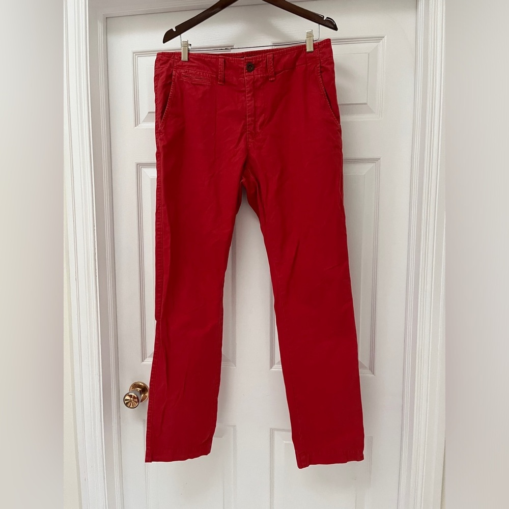 American Eagle Outfitters red chinos men’s size 34/34